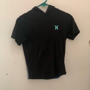 Boys Hurley shirt with hoodie